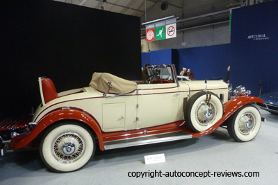 1931 Cadillac convertible coupé V12 370A by Fleetwood.